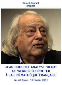 Jean Douchet analyse “Deux” de Werner Schroeter à la Cinémathèque française